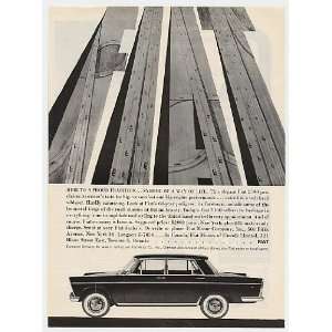  1960 Fiat 2100 Heir To A Proud Tradition Print Ad (6992 