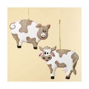  Club Pack of 12 Moo Cow and Oink Pig Farm Cookie Christmas 