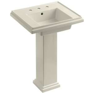 Kohler K 2844 8 47 Almond Tresham Tresham 24 Pedestal Bathroom Sink 