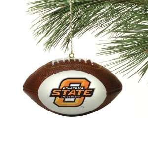  Oklahoma State Cowboys Mini Football Christmas Ornament 