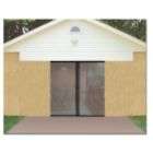 Trademark Tools 2 Car Garage Screen Enclosure Door