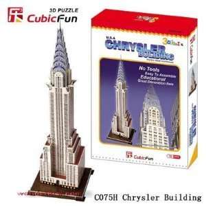  3D Puzzle Cubic Fun Chrysler Building 70pcs Toys & Games
