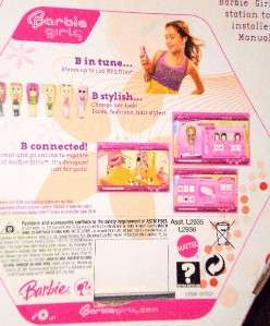 NEW BARBIE GIRLS  PINK PLAYER 512MB DELUXE GIFT SET 027084483017 
