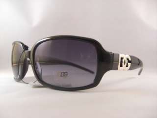 DG Eyewear Sunglasses NEW Women Celebrity Black Frame Black Tint 26518 