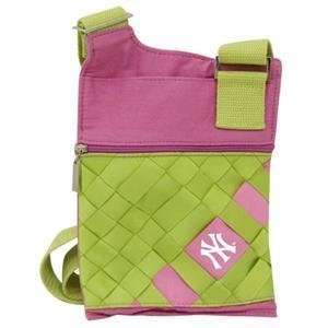   NY Yankees Game Day Purse   Hot Pink/Apple Green