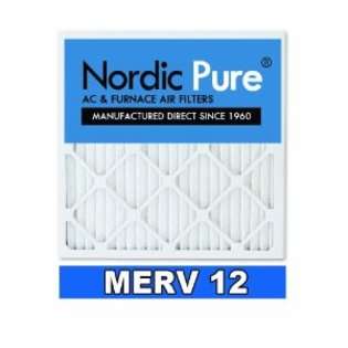 Nordic Pure 20x20x4 AC Furnace Air Filters MERV 12, Box of 2 at  