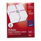 Avery 5293 Round Specialty Laser Printer Labels 1 2/3in dia White 600 