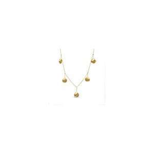 ZALES Pear Shaped Bead Drop Necklace in 14K Gold   17 inch ladies gold 