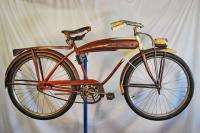 Vintage Firestone Cruiser skiptooth balloon tire bike bicycle red JC 