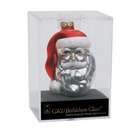   Lighting Traditional Santa Claus Head Glass Christmas Ornament