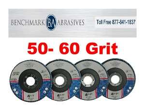 50 4.5”x7/8 Zirconia Flap Disc Grinding Wheels 60 grit  