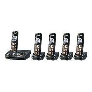 KX TG6445T DECT 6.0 Expandable Digital Cordless Phone/Answering System 