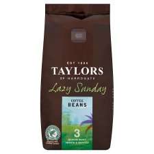 Taylors Lazy Sunday Coffee Beans 227G   Groceries   Tesco Groceries