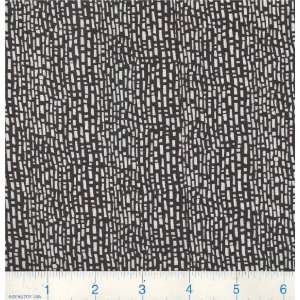   45 Wide Black & White Dash Fabric By The Yard Arts, Crafts & Sewing