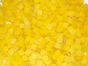 Mini Pineapple Yellow Stained Glass Mosaic Tiles  