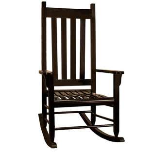 Tortuga Traditional Wooden Rocking Chair, Color Red  For the Home 
