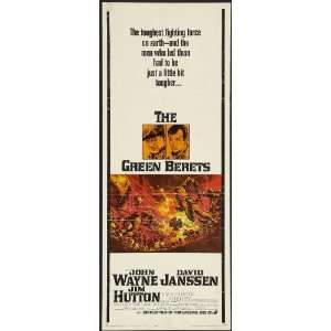  The Green Berets Poster Movie Insert 14 x 36 Inches   36cm 