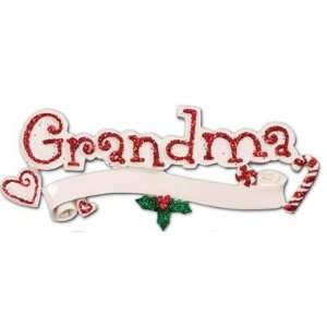  Grandma Personalized Christmas Holiday Ornament Kitchen 