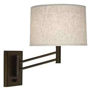 Robert Abbey 2452 Anders   One Light Adjustable Wall Sconce, Dark 