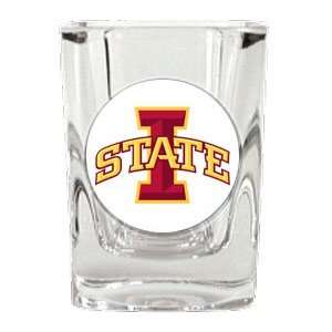 Iowa State Cyclones Square Shot Glass Feature A Photo Quality Domed 