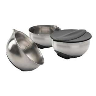   Tilt and Mix Stainless Steel Mixing Bowls, Set of 3 