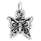 LGU Sterling Silver Gorgeous Butterfly Charm