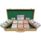 Trademark Poker 500 Chip HIGH ROLLER Set w/Beautiful Mahogany Case