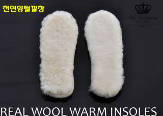 REAL 100%WOOL Warm Insoles for Winter(sizeUS 9,250mm)  