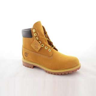 Timberland Mens Boots 10061 6 Inch. Premium Wheat Nubuck Waterproof 