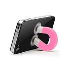 Magnet Shaped Suction Cup Style Holder For iPhones and iPods PINK
