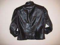 Foxmoor Leather Jacket Womens Small Black Vintage  