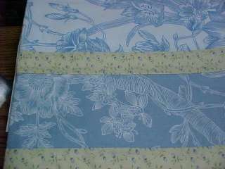 VALANCE~Blue,White,Yellow,FLORANCE~84w~Lined Great for Bath,Kitchen 