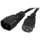 StarTech 10 ft Standard Computer Power Cord Extension   C14 to C13