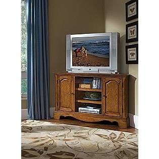 Country Casual Corner Entertainment Stand  Home Styles For the Home 