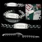 Trademark Silver Link World Poker Champion Bracelet