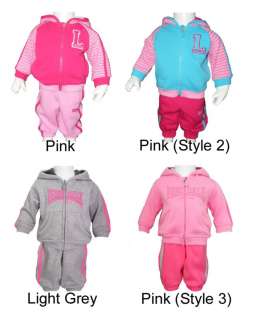 Lonsdale baby girls tracksuit outfit ,pants, jacket  