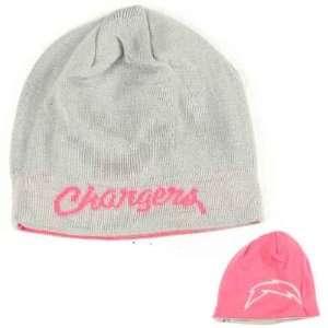 San Diego Chargers Pink Reversible NFL Beanie