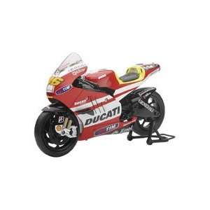   Toys 112 Scale Die Cast Ducati MotoGP Rossi Bike Red Toys & Games