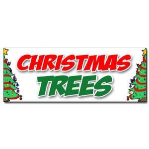  36 CHRISTMAS TREES DECAL sticker poinsettia wreath xmas 