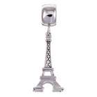 Eiffel Tower Silver Charm  