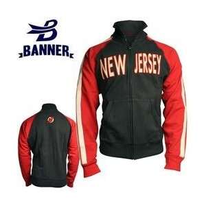  Banner New Jersey Devils Tri State Track Jacket   New 