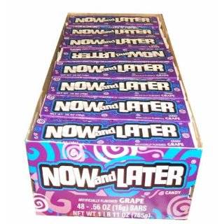 Now and Later Tropical Punch Flavored Candy Forty Eight 4 Piece Bars 