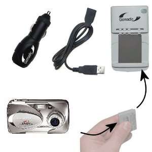  Portable External Battery Charging Kit for the Olympus C 60 