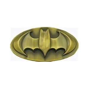    Original Bronze 3D BATMAN LOGO Belt Buckle 