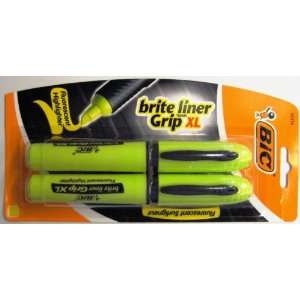  BIC MARKER BRTE LNR GRP XL YLW Size 6X2 PK Office 