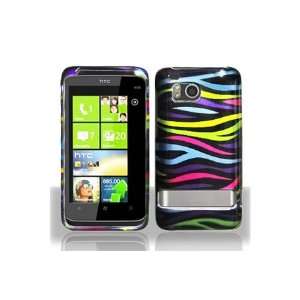  HTC ThunderBolt Graphic Case   Rainbow Zebra (Free 