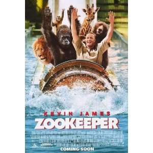  Zookeeper Intl Movie Poster Double Sided Original 27x40 