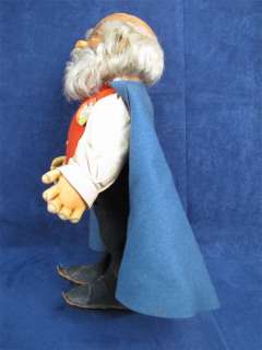 Vintage Steiff Shepherd Doll Cape Beard Gnome Elf wTag  