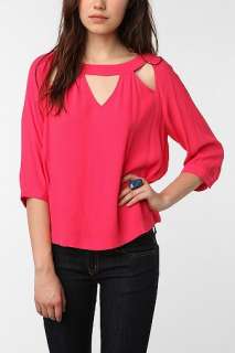 UrbanOutfitters  Cooperative Triangle Cutout Blouse