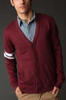 UrbanOutfitters  BDG Fleece Varsity Cardigan